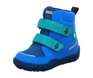 Affenzahn Klettstiefel für Jungen, türkis, Größe 32 EU