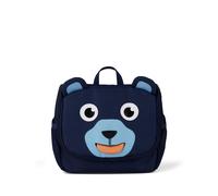 Affenzahn Kulturtasche Bär – für 1-5-jährige Kinder (Kindergarten, Mädchen und Jungen) – 2 l, blau