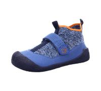 Affenzahn Lauflerner Knit Toddly zum Reinschlüpfen, rutschfest, mit Klettverschluss, Flexibel, Leicht, Größe 19-25 Elefant - Blau