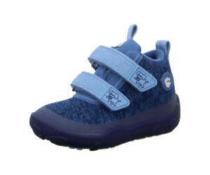 Affenzahn Low Boot Elephant 0084430119 Blau - Stiefel ohne Futter - Barfußschuhe KINDER, Blau für Kinder, blau, Größe 22 EU