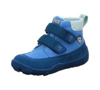 Affenzahn Low Boot Shark 0148830211 Blau - Stiefel mit Futter - Barfußschuhe KINDER, Blau, leder/textil für Kinder, blau, Größe 30 EU