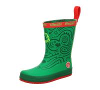 Affenzahn Gummistiefel PLASHY – vegan, wetterfest, rutschfest, mit Einlegesohle – Grün Größe 33
