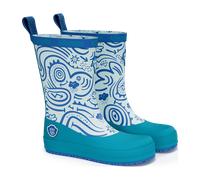 Affenzahn Gummistiefel Vegan Plashy Wetterfest, Rutschfest, mit Einlegesohle in Größe 21-35 Hai - Blau