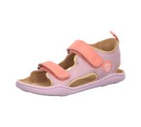 Affenzahn Barfußschuh Sandale Airy Otter Leder Rosa – Klettverschluss, rutschfest, Größe 29
