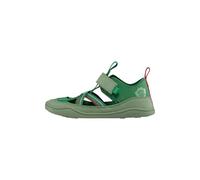 Affenzahn Kinder Sandalen Breezy Frosch – vegan, Klettverschluss, rutschfest – Grün Größe 26