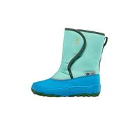 Affenzahn Schneestiefel Vegan Freezy wasserdicht, warm gefüttert, zum Reinschlüpfen, Größe 21-32 Kreativ Bär - Türkis