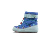Affenzahn Schneestiefel Vegan Snowy wasserdicht, warm gefüttert, zum Reinschlüpfen, Größe 21-32 Hai - Blau, 32