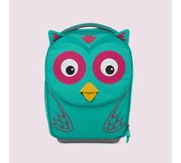 Affenzahn - Kinderkoffer Eule - Kinderrucksack türkis (Teal)