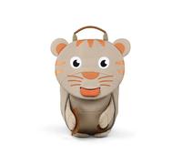 Affenzahn Kleiner Freund Kindergarten-Rucksack für 1-3 Jährige Ergonomisch Reflektierend Ziehzunge mit Namensschild Pure Tiger - Beige