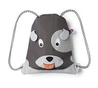 Affenzahn Turnbeutel Turnbeutel für Mädchen und Jungen Kinder 1-5 Jahre, 28.5 x 36.5 x 0.5 cm (B/H/T), Grau