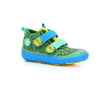 Affenzahn Übergangsschuh Knit Happy Creative Bear blaue Barfußschuhe