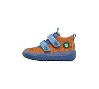 Affenzahn Übergangsschuh Knit Happy wasserdicht atmungsaktiv vegan mit Kaltfutter, Klettverschlüssen und Rutschfester Sohle Größe 21-32 Paradiesvogel - Braun, 23