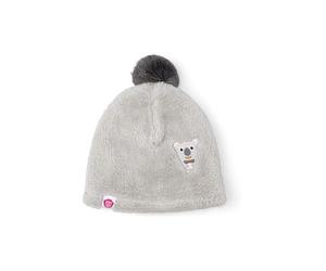 Affenzahn Unisex Kinder Koala Plüsch-Mütze, Grau, M