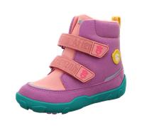 Affenzahn Winterstiefel Vegan Comfy warm gefüttert, wasserdicht mit Kletterverschlüssen, Größe 21-32 Eule - Lavendel, 25