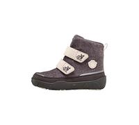 Affenzahn Winterstiefel Comfy Nashorn, recycelte Wolle, warm gefüttert, wasserdicht, Grau Größe 28