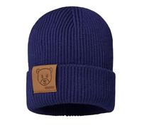 Affenzahn Winter Kindermütze Bär Blau Größe S
