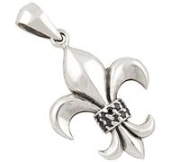 AFP Anhänger Fleur de Lis 925 Sterling Silber Zirkonia AS-598