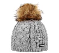 Eisbär Afra Lux Strickmütze Beanie Bommelmütze Skimütze Wintermütze Wollmütze Damen - mit Futter, Futter Herbst-Winter Winter