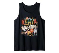 Africa Safari Maasai Mara Travel Wildlife Adventure Kenya Tank Top