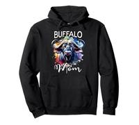 African Buffalo Mom Afrikanischer Büffel Mama Pullover Hoodie