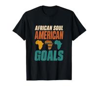 African Soul Amerikanische Ziele African Pride African Heritage T-Shirt