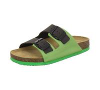 AFS-Schuhe 1100, sportliche Kinder-Pantoletten, hochwertiges, echtes Leder (33 EU, Apfel-Stone Nubuk)