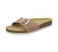 AFS-Schuhe 2112, modische Damen-Pantoletten, hochwertiges, echtes Leder, Made in Germany (40 EU, Piedra Nubuk)