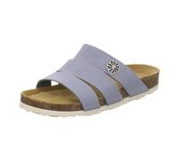 AFS-Schuhe 2113, Bequeme Damen Pantoletten echt Leder, praktische Arbeitsschuhe, Hausschuhe, Handmade in Germany (39 EU, Sky Nubuk)