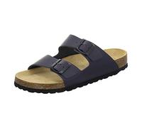 AFS-Schuhe 3100 Pantoletten Herren Leder (44 EU, Blau/Navy)