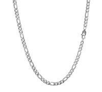 AFSTALR Figaro Chain 1+3 Herren-Halskette und Armband aus Edelstahl, Edelstahl, ohne Edelsteine