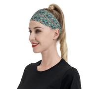 Afternoon Tea Cake Print Stirnbänder für Damen und Herren - Haarband, Schweißbänder für Laufen, Fußball, Fitnessstudio, Zubehör