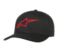 Ageless Curved Flexfit Cap by alpinestars schwarz-rot XXL (62-63 cm)