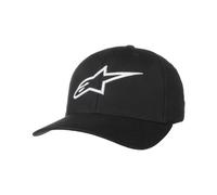 Ageless Curved Flexfit Cap - schwarz-weiß / XXL (62-63 cm)
