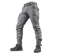 M-Tac® Aggressor Flex Hose Tactical Herren Cargo Freizeithose Loose Fit Arbeitshose Outdoor, dunkelgrau, 36W / 32L