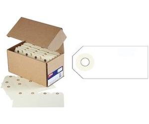 agipa Gepäckanhänger, 80 x 38 mm, neutral, ohne Draht beige, aus Pappe 160 g/qm, mit Lochverstärkungsringe, zur - 1 Stück (121372)