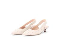 Agl Low-Top Sneaker - Pumps Lenor aus Leder - Gr. 41 (EU) - in Creme - für Damen