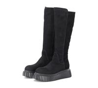 Agl Low-Top Sneaker - Stiefel Gloria aus Stretch-Veloursleder - Gr. 39 (EU) - in Schwarz - für Damen