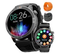 AGM Legion Militär Smartwatch Damen Herren mit Telefonfunktion,1,43" HD AMOLED Smartwatch mit 100+ Sportmodi,Herzfrequenz,Schlafmonitor,5ATM Wasserdicht Outdoor Sportuhr für Android iOS (Mischfarbe)