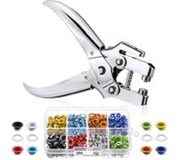 Agmoctz 3/16 Ösen-Werkzeugsatz, Ösen-Ösenzangen-Set, Ösenlochzange, Ösenzange für Schuhe, Kleidung,