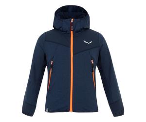 Agner Melange Pl K Fz Hdy Fleece-Hoody, Unisex, Kinder - Salewa 2196 gold melange 152