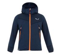 Agner Melange Pl K Fz Hdy Fleece-Hoody, Unisex, Kinder - Salewa 2196 gold melange 164