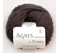 Agnes by Permin - Chainette aus Yak, Kaschmir & Merino (25g/110m) (02 braun)