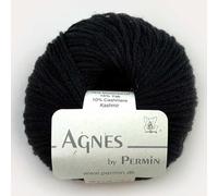 Agnes by Permin - Chainette aus Yak, Kaschmir & Merino (25g/110m) (04 schwarz)