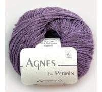 Agnes by Permin - Chainette aus Yak, Kaschmir & Merino (25g/110m) (06 staubiges lila)