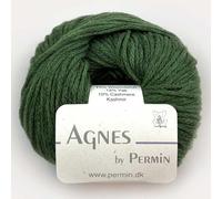 Agnes by Permin - Chainette aus Yak, Kaschmir & Merino (25g/110m) (07 mossgrün)