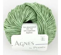 Agnes by Permin - Chainette aus Yak, Kaschmir & Merino (25g/110m) (11 avocado)