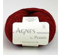 Agnes by Permin - Chainette aus Yak, Kaschmir & Merino (25g/110m) (16 rot)