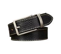 AGUTALITHIC Gesteppter Ledergürtel Mit Prägung Antik Beiläufige Taillengürtel Mit Silberner Schnalle Riemen Mit Krokodilmuster Für Jeans, Kleider Und Freizeitkleidung(125cm/49, Black)