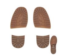 AHANDMAKER 2 Paar 2 Stile Ersatz Für Schuhsohlen Gummi Halbsohle Und Absätze Rutschfeste Fersenpolster Schuhbodenschutz Schuhreparatur Ersatz Für Lederschuhe Sportschuhe Stiefel