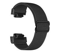 ahayo Elastisches Armband für Casio gshock GW-DW5600, Nylon Weiches dehnbares Uhrenarmband mit verstellbarer Schnalle für Casio GA-100 6900 (Schwarz)